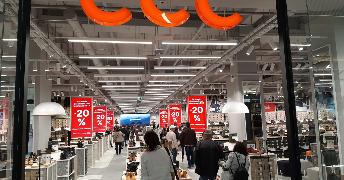 Retailerul polonez de încălțăminte și accesorii CCC continuă expansiunea în România și deschide primul magazin din Mediaș