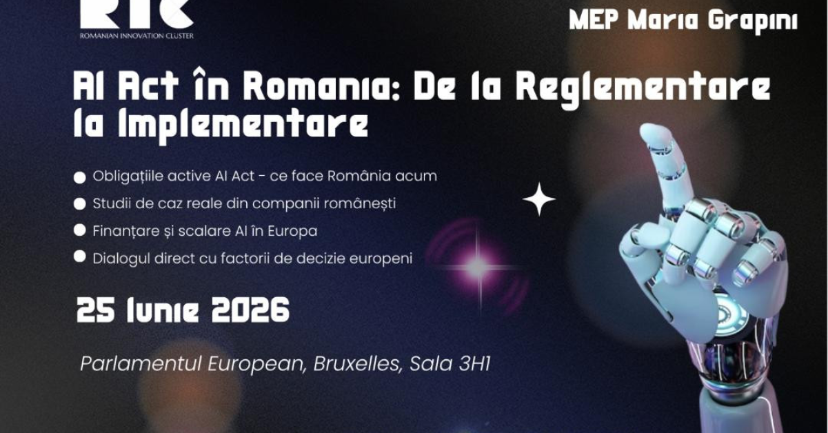 Implementarea AI Act, între reglementare și competitivitate: România deschide dialogul european