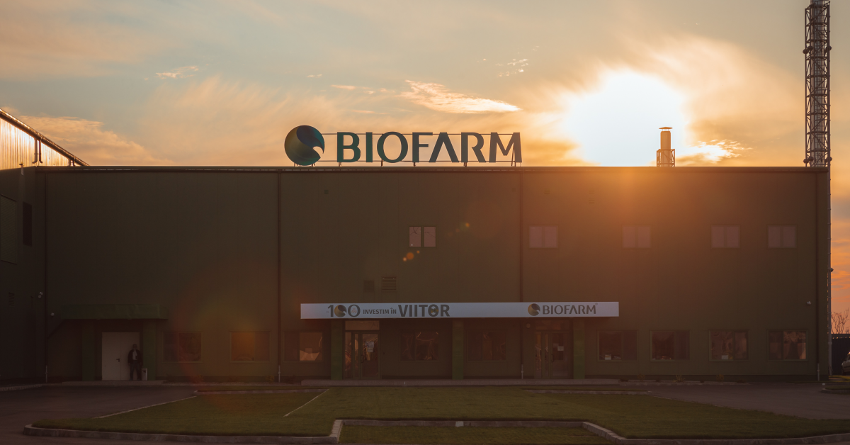 Biofarm încheie primele trei luni din 2021 cu un profit net în creștere, de 22,5 milioane de lei