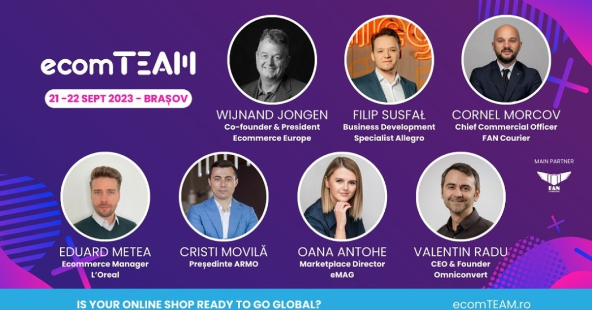 E-commerce: 6 motive pentru care nu trebuie să ratezi ecomTEAM 2023