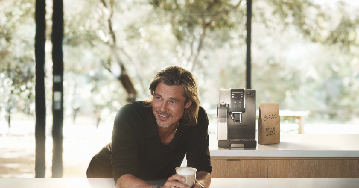 De’Longhi lansează o campanie de publicitate globală cu Brad Pitt ca ambasador de marcă