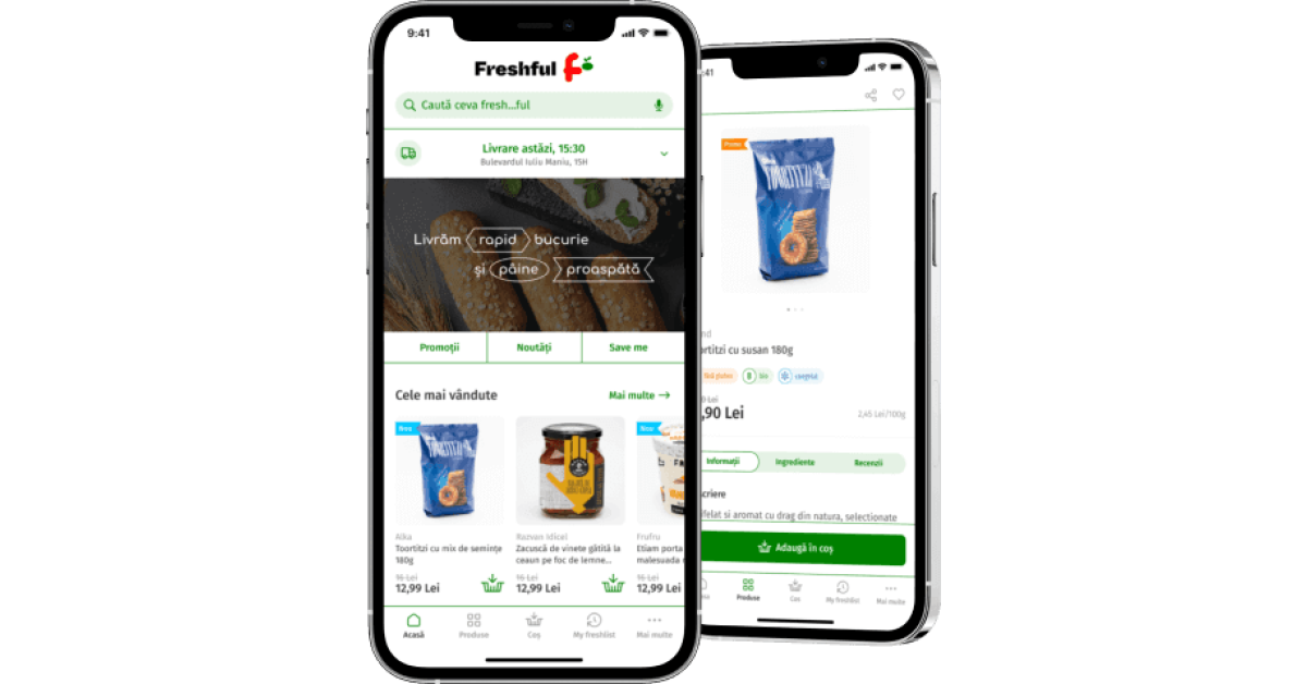 eMag lansează Freshful, o băcănie online cu livrare rapidă pentru cumpărături zilnice