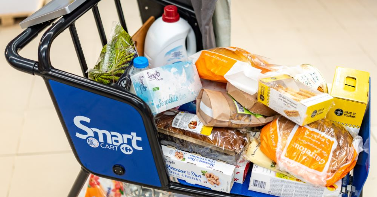 Carrefour lansează în premieră Smart Cart, primul cărucior inteligent din România