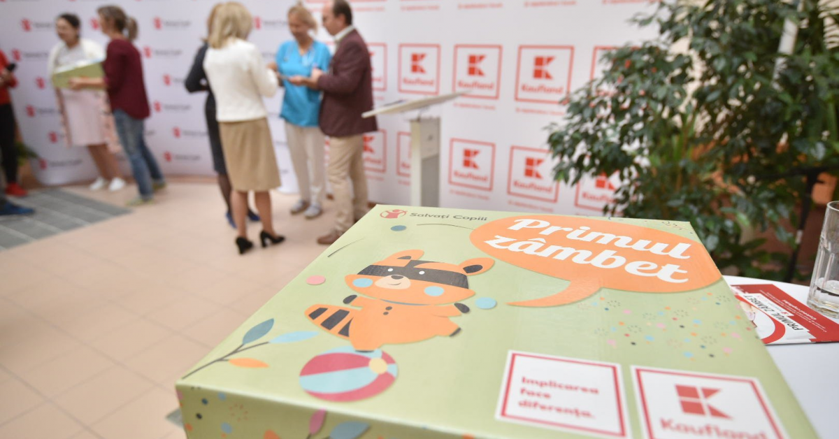Kaufland Romania aduce tinerelor mame Primul zambet, cutia cu lucruri necesare in primele zile de viata ale copilului