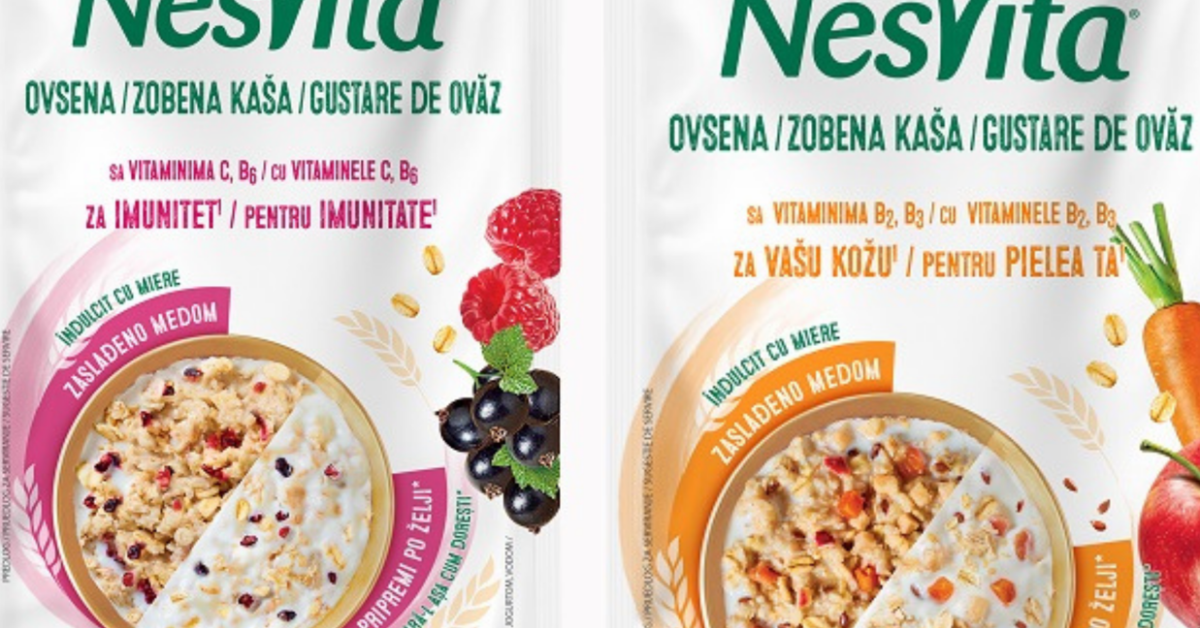Nestlé lansează pe piața din România brandul Nesvita, o gustare din ovăz cu fibre, vitamine și minerale