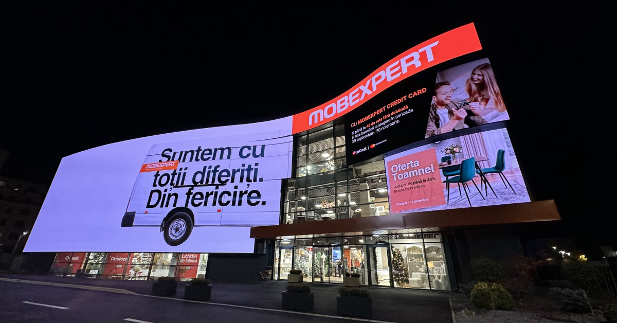 Mobexpert: o nouă unitate cu 3.000 mp dedicați exclusiv zonei de Outlet, cu reduceri de până la 70%