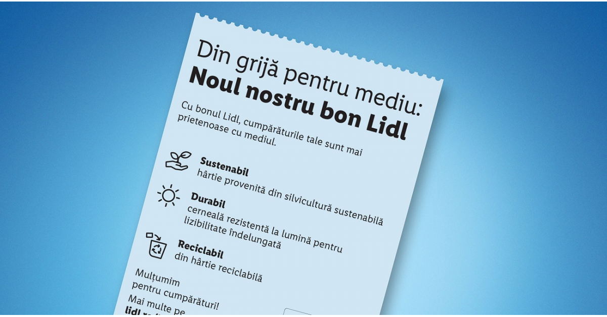 Lidl și Kaufland introduc bonurile de cumpărături ecologice 