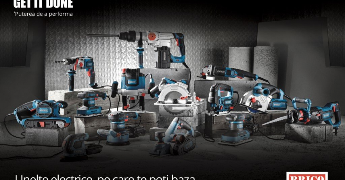 Brico Depot lanseaza gama de unelte electrice Erbauer EXT