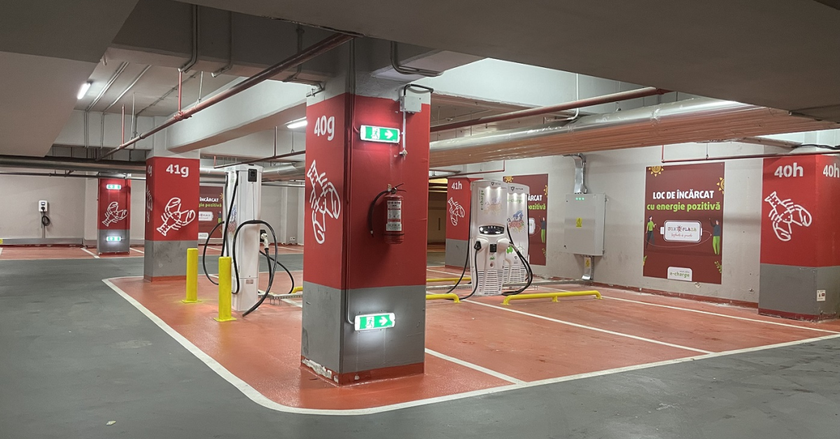 Centrul Comercial Sun Plaza din București deschide 19 stații de reîncărcare a mașinilor electrice