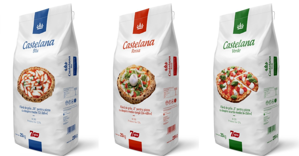 Șapte Spice lansează o gamă locală de făinuri profesionale pentru pizza: Castelana