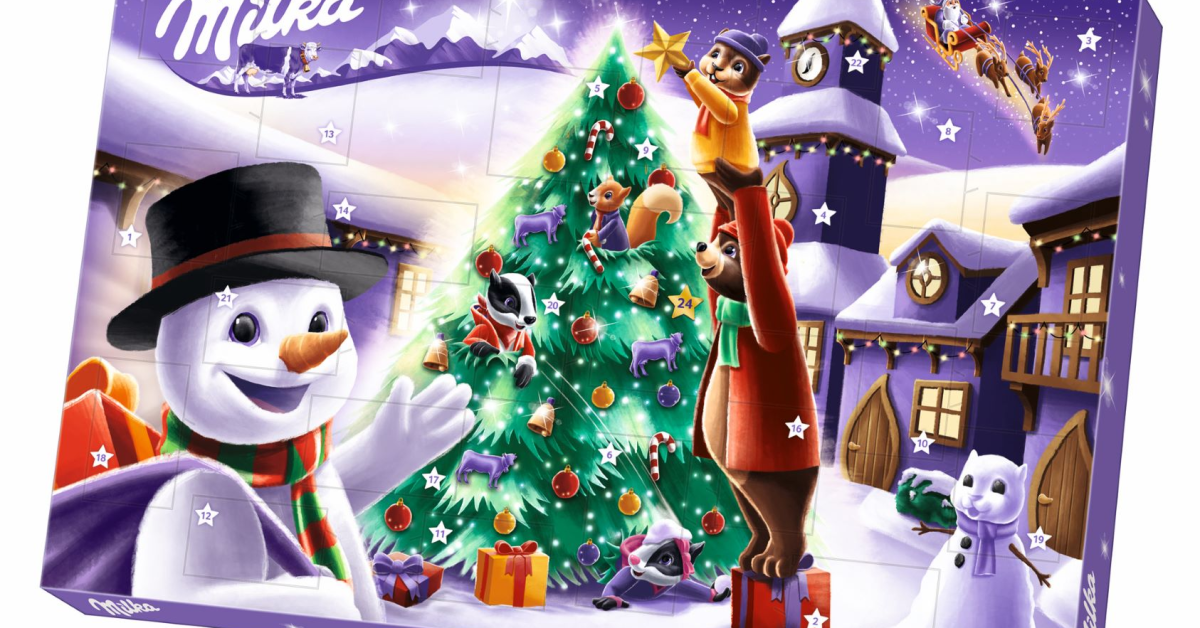 Milka a lansat pe piață calendarele Advent de Crăciun și desfășoară până la finalul anului un concurs cu premii