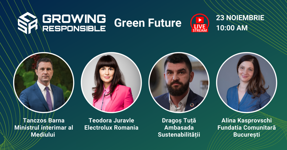 CSR Growing Responsible | Green Future - România sustenabilă: relația dintre plastic, reciclare și mediu 