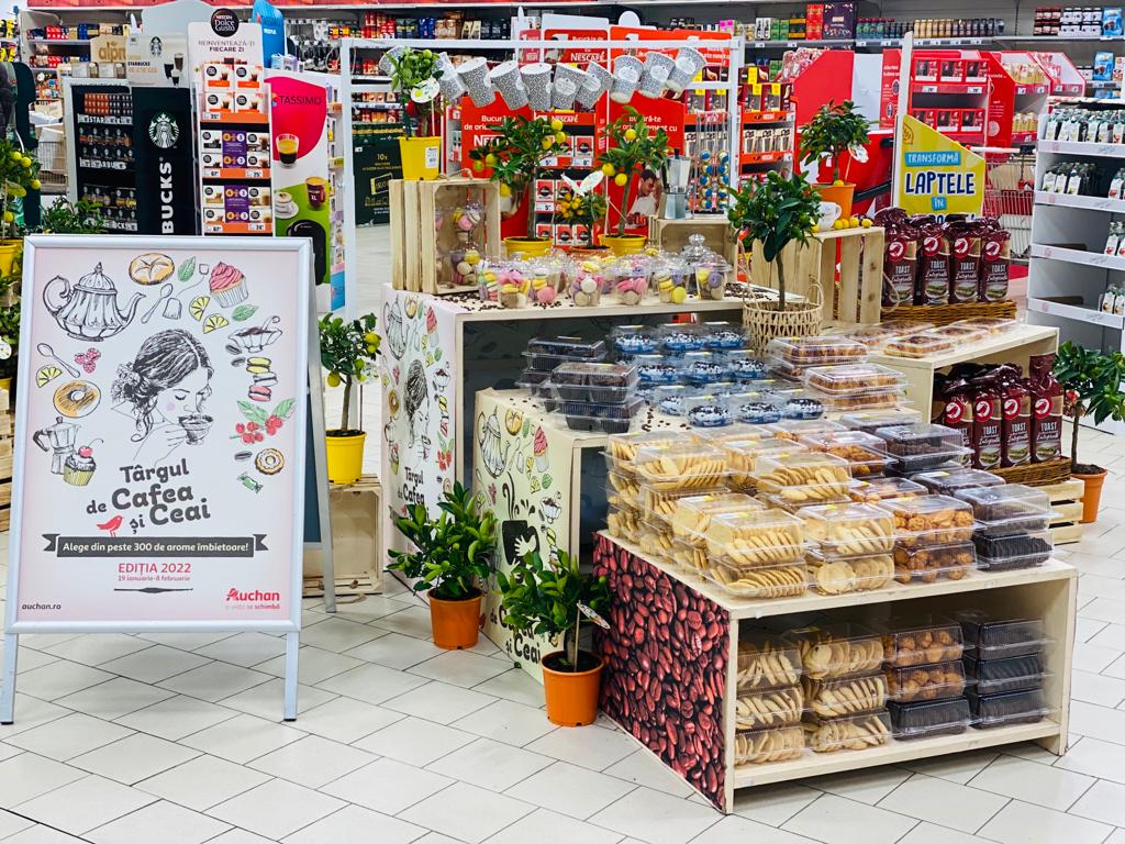 Târg de cafea și ceai  la Auchan: peste 300 de articole în magazine și online